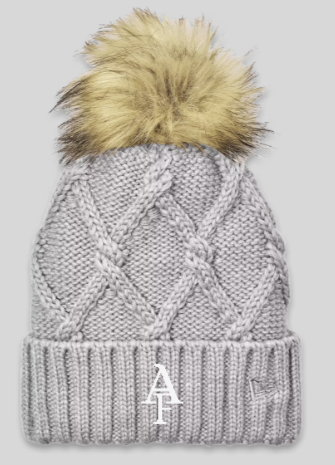 New Era x AF (Faux Grey Beanie)
