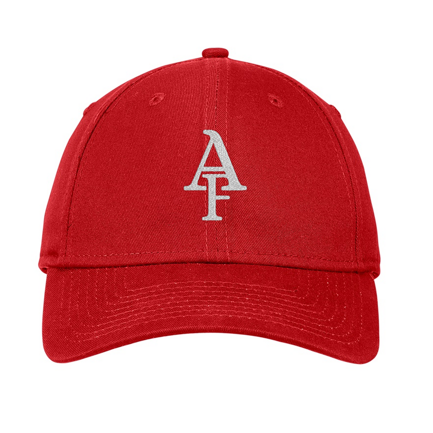 AF New Era Adjustable Hat-Scarlet Red